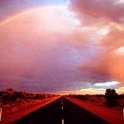 AUS NT PineGap 2001 Rainbow 001 : 2001, 2001 The "Gruesome Twosome" Australian Tour, Australia, Date, NT, Pine Gap, Places, Trips, Year